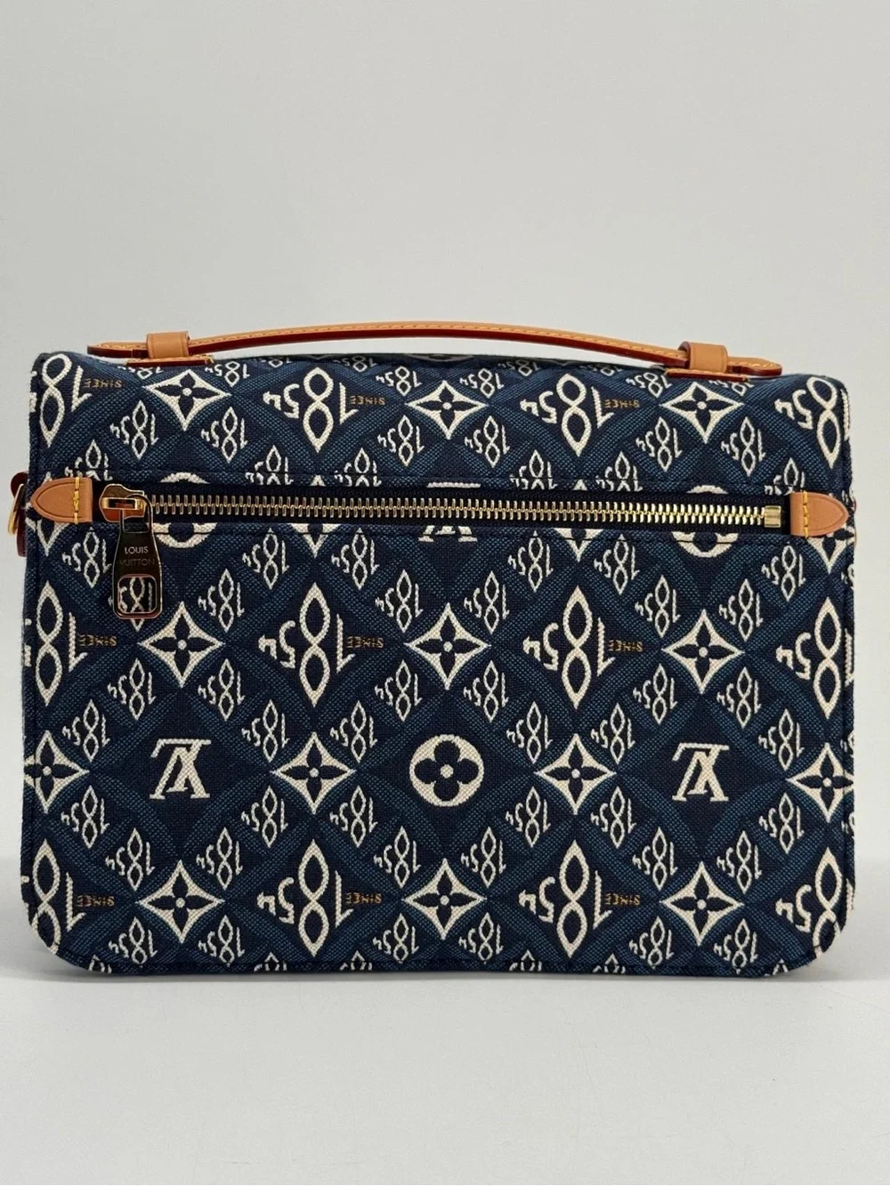 Louis Vuitton Jacquard Since 1854 Pochette Metis Blue Shoulder Bag